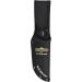 Camillus 19232 Western Black River Knife - 9.5cm Titanium Bonded Blade with Ballistic Nylon Sheath Durable PP/TPE Handle Black/Silver - Perfect for Outdoor Adventures - Buy Online on GoSupps.com