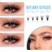 GEMERRY Cluster Lashes Kit 120Pcs D Curl Individual Eyelash Extension Kit with Lash Bond, Seal, Glue Remover, and Tweezers - Buy Online on GoSupps.com