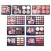 Dubbulon Make-Up Palette Long-Lasting Blush Concealer and Contour Highly Pigmented Eyeshadow Make-up Book For Face Eyes Lips