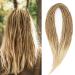 Noverlife 60cm Ombre Fluffy Handmade Dreadlocks - Long Double Ended Extensions | Thin 0.6cm Synthetic Locs for Reggae & Hip-Hop Style - Buy Online on GoSupps.com