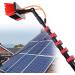 Window Cleaning Telescopic Pole Water Fed Extendable Brush for Conservatory Roof Cleaning Photovoltaic Panel Cleaning/Window Clean (Color : 6m/19.6ft Size : 30Cm Brush Head) 6m/19.6ft 30Cm Brush Head