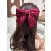 Black Hair Bows for Women - Cream/Red Hair Ribbons for Girls | Stylish Hair Accessories - Buy Online on GoSupps.com