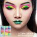 Afflano Neon Glitter Eyeshadow Palette - UV Glow, Highly Pigmented, Matte & Glitter Shades - Buy Online on GoSupps.com