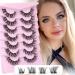 Shop Lvmixwig A-Fluffy Cluster Lashes - 16mm Fake Cat Eye Eyelash Extensions for DIY Natural Look - Buy Online on GoSupps.com