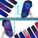 Runature Purple Clip-In Real Hair Extensions | 40cm Invisible Clips | 25g Human Hair 5 Pieces | Easy Fit Colorful Hair Accessories - Buy Online on GoSupps.com