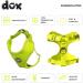 Ddoxx Reflecting Airmesh Step-in Dog Harness | Adjustable Puppy Dishes for All Sizes - Large (Yellow) Neck 34-44 cm | Chest 42-62 cm - Buy Online on GoSupps.com