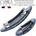 Camila Paris CP2984 Handmade Oval Blue French Hair Barrette Clip for Women - Strong Hold Grip, No Slip Closure - Durable Styling Hair Accessories from France - Buy Online on GoSupps.com