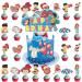 37pcs Party Supplies Include 1pcs Big Cake Topper and 36pcs Cupcake Toppers for Studio Ghibli Birthday Party Cupcake Decorations.