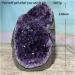 Amethyst Rough Stone Natural Amethyst Agate Quartz Crystal Cluster Stones Specimen Home Crafts Decoration Gift Geode - Buy Online on GoSupps.com