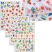 JMEOWIO 18 Sheets Cute Nail Stickers for Kids Nail Art Stickers Decals Self-Adhesive Rainbow Heart Flower Fruit Nail Supplies Nail Art Design Decoration Accessories - Buy Online on GoSupps.com