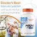 Doctor's Best MSM with OptiMSM 1500mg | 120 Vegan Tablets | Laboratory Tested | Non-GMO | Gluten-Free | Natural Sulphur - Buy Online on GoSupps.com