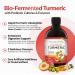 Bio-Fermented Turmeric Curcumin Supplement with Black Pepper, Ginger, Papaya Enzymes & Live Cultures - Peach Flavor - Buy Online on GoSupps.com