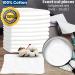 Nabob Wipers Premium White T-Shirt Knit Rags 1lb Bag - 100% Cotton Cloth Rags for General Cleaning, Spills, Staining, Polishing - Ideal for Home or Bar Mop Use - Buy Online on GoSupps.com