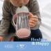 DentiStar Strohhalmbecher 260 ml - Baby Bottle with Dynamic Straw for 6 Months+ | Anti-Slip Design & Cleaning Brush | BPA Free Mint - International Shipping Available - Buy Online on GoSupps.com