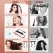 Automatic Hair Curler 1 Inch Curling Iron Wand Auto Shut Off Anti-Scald and Anti-Tangle Automatic Curling Iron Purple - Buy Online on GoSupps.com