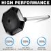 CHAMPKEY Oversized Golf Support System - Anti-Impact Cover with Aluminum Alloy Rod for Durability and Stability in Black - Buy Online on GoSupps.com
