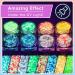Chunky Glitter & Glow in the Dark Set 16 Colors Holographic Body Glitter for Makeup Face Body Nail & Hair Perfect for Concerts Festivals & Raves - Buy Online on GoSupps.com