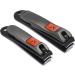 KLIPP Nail Clippers Set for Men and Women - Zinc Alloy Trimmers with Built-in Files for Fingernail Care - Non-Slip Levers for Precision - Travel Nail Care Kit - Buy Online on GoSupps.com