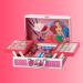 Lip Smacker Disney Princess Traincase for Kids 40+ Pieces Makeup Giftset with Lip Glosses Creamy Eyeshadows and Nail Polishes Hair and Makeup Accessories Included for your Kids' Princess Look - Buy Online on GoSupps.com