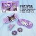 Hello Kitty Sanrio Kuromi Beauty Set for Women Teens with Cooling Gel Eye Mask Plush Skincare Headband Claw Clip Eye Pads Kawaii Gifts for Women (Purple Kuromi) - Buy Online on GoSupps.com