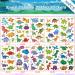 Dinosaur Temporary Tattoos - 120PCS Cute Cartoon Designs for Kids | Waterproof Body Art Stickers for Birthday Party Decor - Buy Online on GoSupps.com