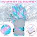 Ausletie Kids Waterproof Winter Snow Gloves - Blue Unicorn | Warm Snowboard Gloves for Girls | Outdoor Ski Gloves for Children - Buy Online on GoSupps.com