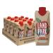 Landpark Bio-refresher drink domestic garden fruits 12 x 0.5 l in Tetra Pak |Apple raspberry taste |Without carbon dioxide |To go |Water with taste |pawn -free