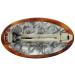 Buy Caravan Large Oval Handmade Soft Animal Insert Barrette - Tortoise Shell Border | International Shipping Available - Buy Online on GoSupps.com