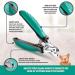 Ruff 'N Ruffus Self-Cleaning Slicker Brush | Gently Removes Loose Undercoat & Mats | For Cats & Dogs | Includes FREE Nail Clippers - Buy Online on GoSupps.com
