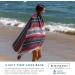 Benevolence LA Authentic Mexican Blanket - Handwoven Yoga, Beach, Picnic Throw - Mojave Red, 50x70 inches - Buy Online on GoSupps.com
