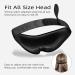 BORINGBULL 3D Contoured Blackout Eye Mask for Sleeping - Adjustable Strap for Deep Sleep - Unisex Eye Cover for Comfortable Nights - Ideal for Men and Women - Buy Online on GoSupps.com