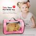 Perfect Petzzz Lifelike Interactive Pet Carrier Tote - Pink Nylon & Mesh Zippered Case - Buy Online on GoSupps.com