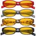 Eyekepper 4 Pack Women s Blue Light Blocking Reading Glasses - +3.00 Amber Tinted Spring Hinge Readers for Eye Protection - Buy Online on GoSupps.com