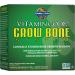 Garden of Life Calcium Supplement - Vitamin Code Grow Bone Made with Whole Foods, Strontium, Magnesium, K2 MK7, Vitamin D3 & C Plus Probiotics for Gut Health, 30 Day Supply