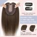 S-noilite Human Hair Toppers for Thinning Hair Women Real Hair Topper Hair Piece Clip in Toupee 100% Remy Real Human Hair 35g(#2-1 Dark Green Brown 10 Inch) 10 Inch Dark Green Brown - Buy Online on GoSupps.com