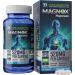 MAGNOX 520 - Magnesium Supplement 520mg of High Absorption Magnesium for Men & Women with Dead Sea Minerals - Magnesium for Sleep & Muscle Pain Relief Vegan Kosher Halal & Gluten-Free (60 Caps)