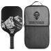 Bison Paddles: Graphite Pickleball Paddles - Textured Carbon Surface Provides Extra Spin | Durable Pickleball Rackets | Honeycomb Core Improves Pickle Ball Placement and Control Black Mountain