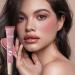 Cheek Tint Blushes - Long Wearing Matte Cream for Mature Skin Hydrating Natural Mousse Liquid Cream Blushes Cheeks Lips Make Up Pochy 02 - Buy Online on GoSupps.com