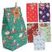OKUMEYR 1 Set Bag Xmas Treat Bags Advent Christmas Calendar for Filling Christmas Candy Bag Paper As Shown 23X12X1CM