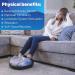 MIKO Foot Massager Machine - Deep-Kneading Compression Shiatsu with Heat for Plantar Fasciitis & Neuropathy - Men Size 13 Grey - Buy Online on GoSupps.com