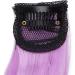 Clip Hair Curly Wig Colorful Hair Extension for Women for Prom Party (Purple) - Buy Online on GoSupps.com
