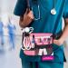 Damero Nurse Fanny Pack - Pink Waist Bag with Tape Holder for Stethoscopes & Medical Supplies - Buy Online on GoSupps.com