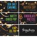 Funky Chunky Gourmet Popcorn Sampler Variety Pack - Sea Salt Caramel, Nutty Choco Pop, Peanut Butter Cup, Chip Zel Pop, Chocolate Pretzel - 2 oz (5 Bags) - Buy Online on GoSupps.com
