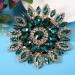 QANYEGN Crystal Glass Rhinestones Decoration Metal Claw Chain Decoration Jewelry Chain for DIY Clothes Shoe Bag Accessories 11cm(Green Golden Base) - Buy Online on GoSupps.com