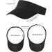 Trounistro 4 Pack Sun Sports Visor Hats - Adjustable Summer Cotton Cap - Pack of 4 - Buy Online on GoSupps.com