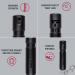 SABRE Mighty Discreet Pepper Spray - Ultra-Compact Design - 16 Bursts - 12-Foot Range - UV Marking Dye - Key Chain - Black - Buy Online on GoSupps.com