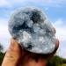 Natural Crystal Rough Natural Beautiful Blue Celestite Crystal Geode Cave Quartz Cluster Egg Specimen Decoration (Size : 380-450g) - Buy Online on GoSupps.com
