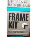 Nielsen Undici Profile 11 Do-It-Yourself Aluminum Metal Frame Section Kit w/ 2 Moulding Pieces Plus Hardware for Artwork, Photos and Posters, 16 Inch, Matte Black