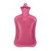Relaxdays hot water bottle without cover durable safe hot water bottle 2 L bed bottle odorless natural rubber pink 1 piece