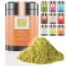 Tea Uniqo Matcha powder with mango powder - for Matcha latte ice cream bubble tea - Japanese Matcha tea with mango taste without artificial dyes in noble can mango matcha
